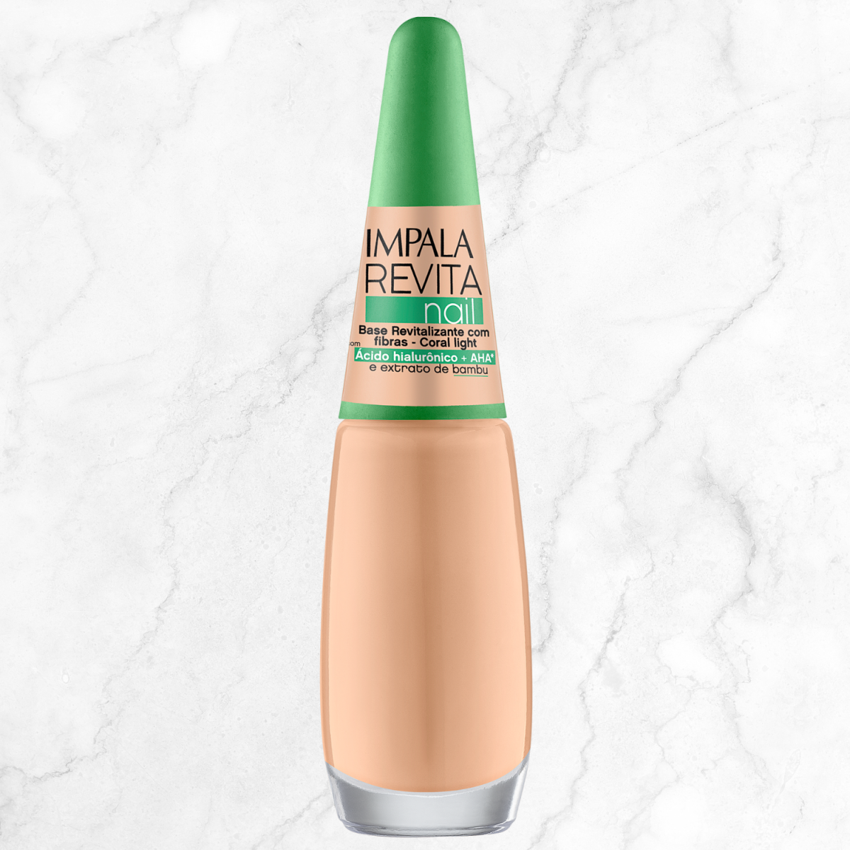 BASE REVITALIZANTE COM FIBRAS IMPALA CORAL LIGHT - Revita nail