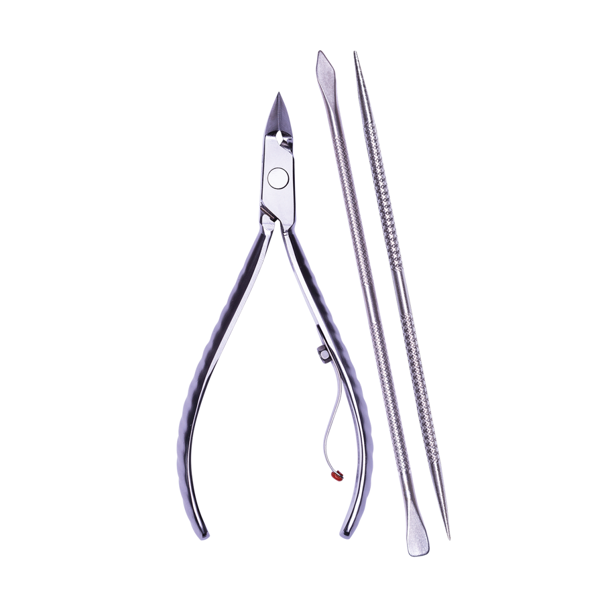 ALICATE CUTICULA 778-EP COM ESPATULA DUPLA E PALITO PROFESSIONAL PREMIUM INOX MUNDIAL
