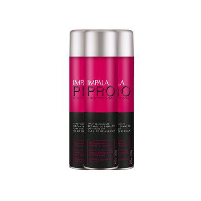 KIT 3 Spray Secante com Óleo de Melaleuca