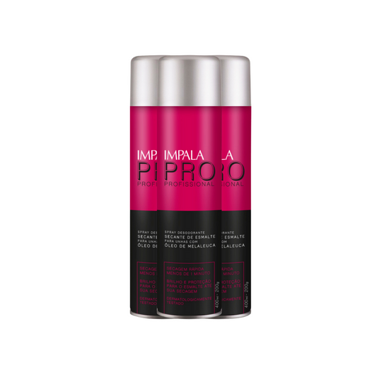 KIT 3 Spray Secante com Óleo de Melaleuca
