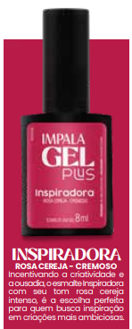 Esmalte Gel - Impala Gel Plus - Cremoso - Inspiradora