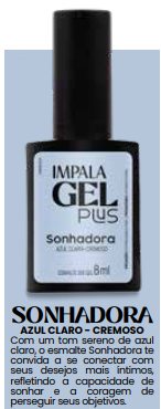Esmalte Gel - Impala Gel Plus - Cremoso - Sonhadora