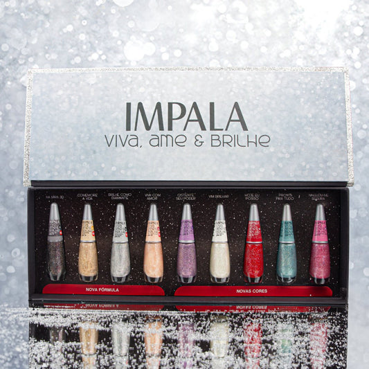 KIT ESMALTE IMPALA VIVA AME E BRILHE