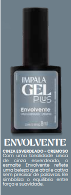 Esmalte Gel - Impala Gel Plus - Cremoso - Envolvente