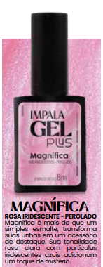 Esmalte Gel - Impala Gel Plus - Perolado - Magnifica