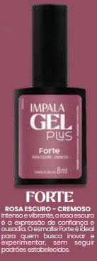 Esmalte Gel - Impala Gel Plus - Cremoso - Forte