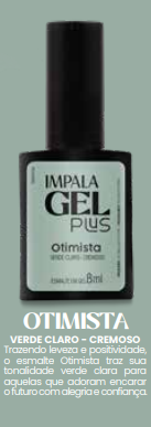 Esmalte Gel - Impala Gel Plus - Cremoso - Otimista