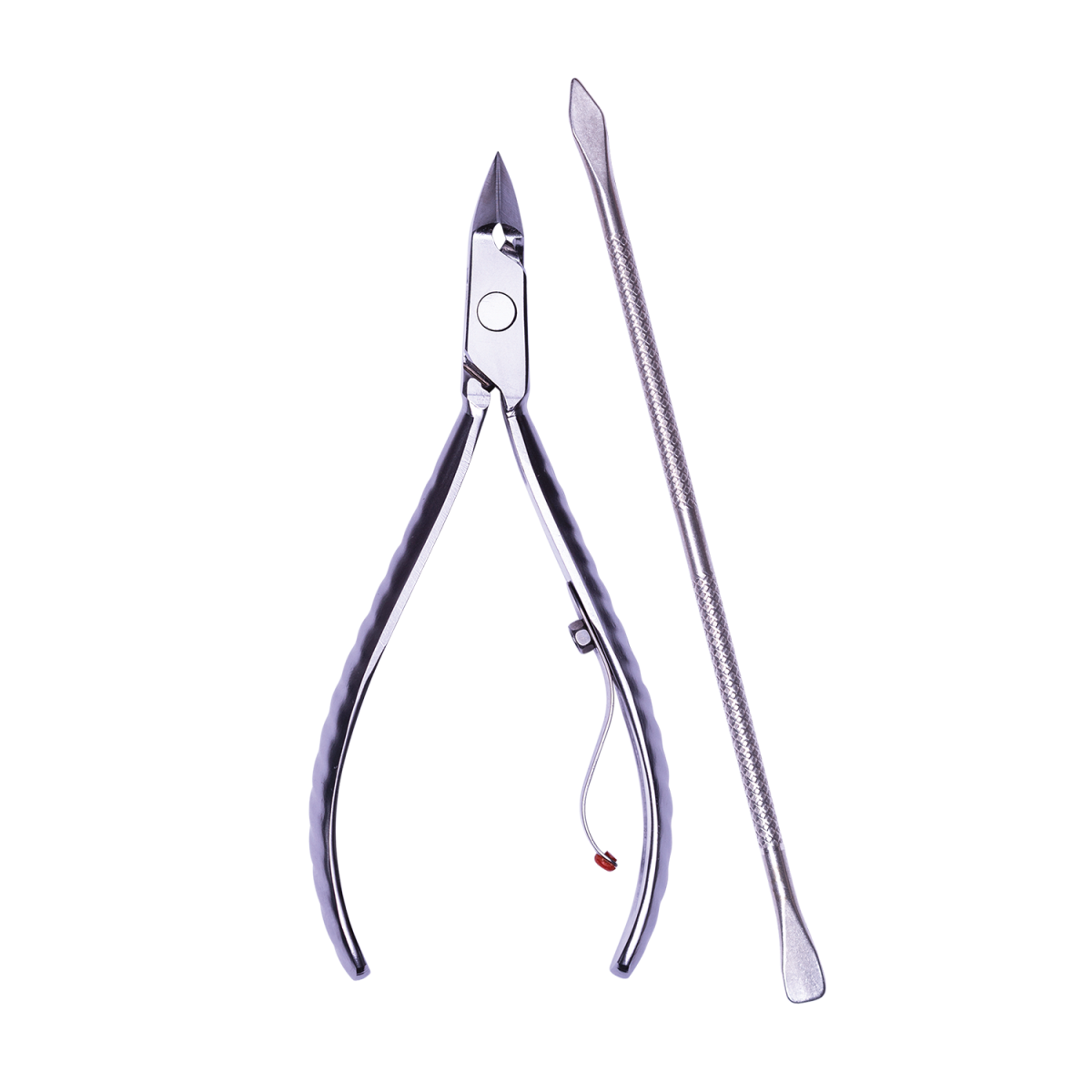 ALICATE CUTICULA 778-E COM ESPATULA DUPLA PROFESSIONAL PREMIUM INOX MUNDIAL