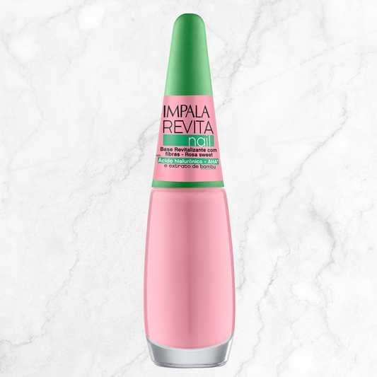 BASE REVITALIZANTE COM FIBRAS IMPALA ROSA SWEET -Revita nail