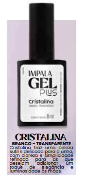 Esmalte Gel - Impala Gel Plus - Transparente - Cristalina